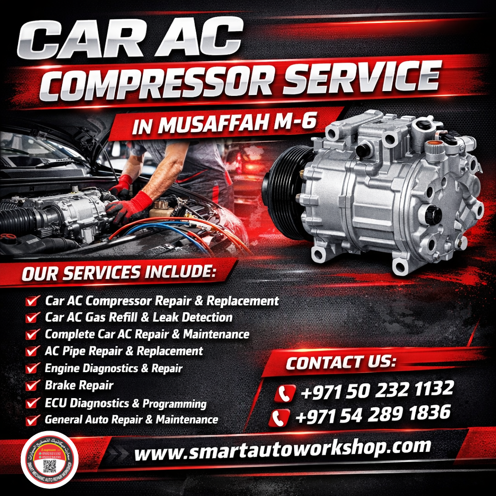 Car AC Compressor Repair in Musaffah M-6