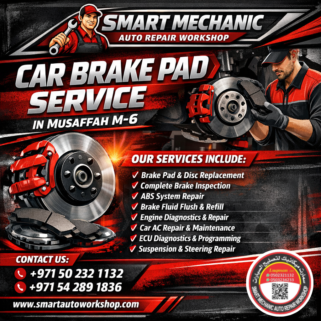 Car Brake Pad Service in Musaffah M-6