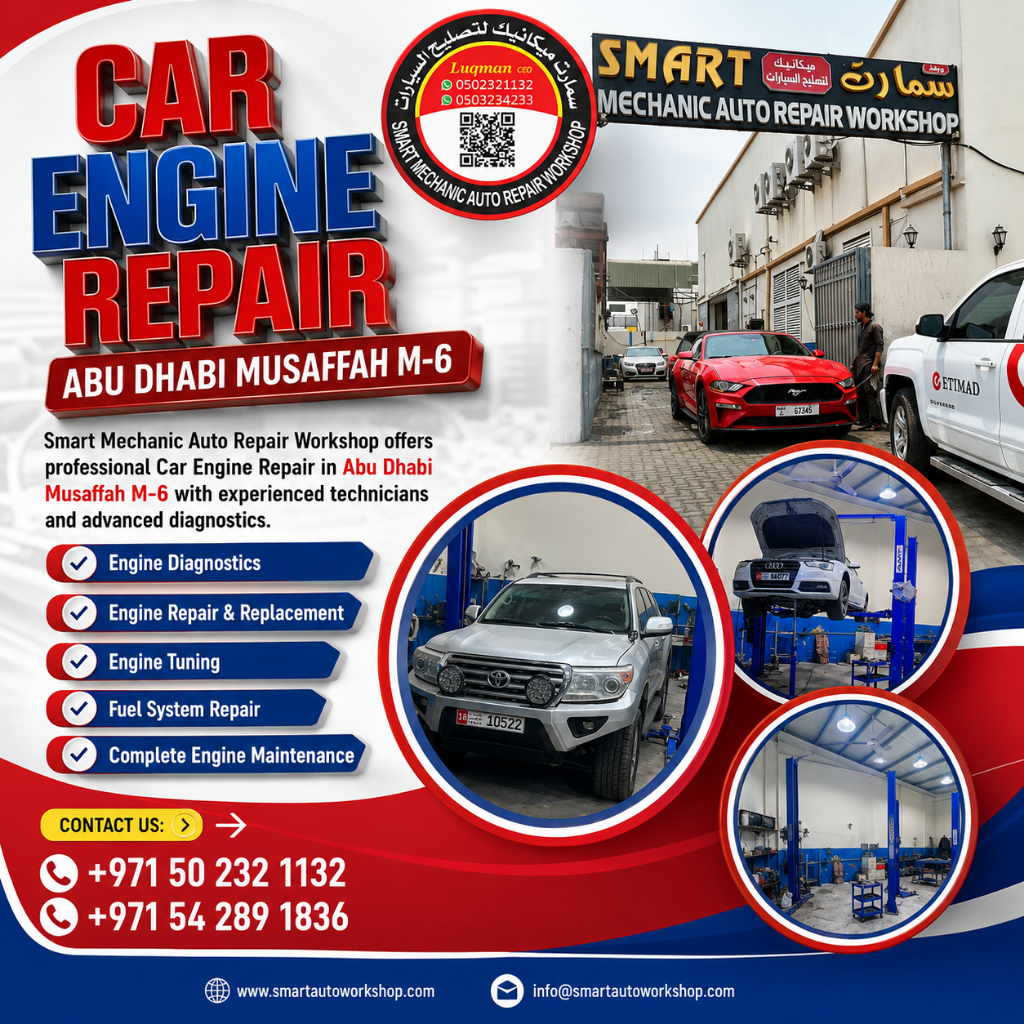 Car Engine Repair Abu Dhabi Musaffah M-6