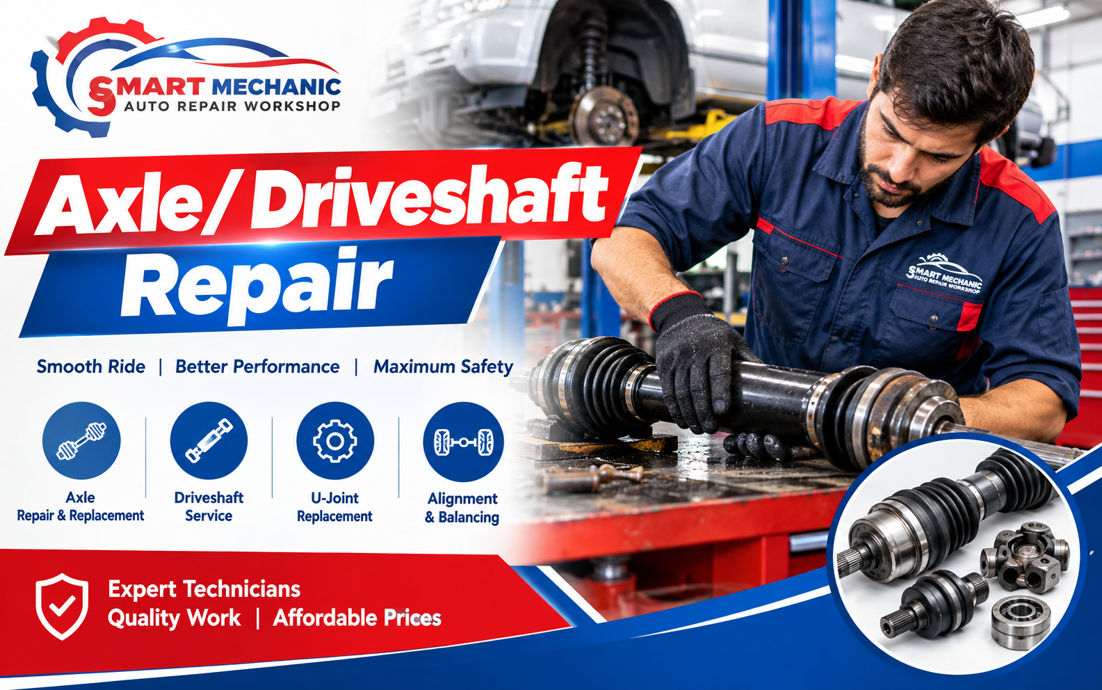 Axle Driveshaft Repair