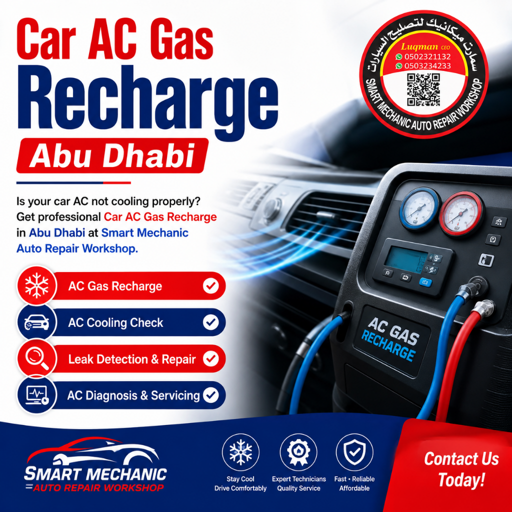 Car AC Gas Recharge Abu Dhabi