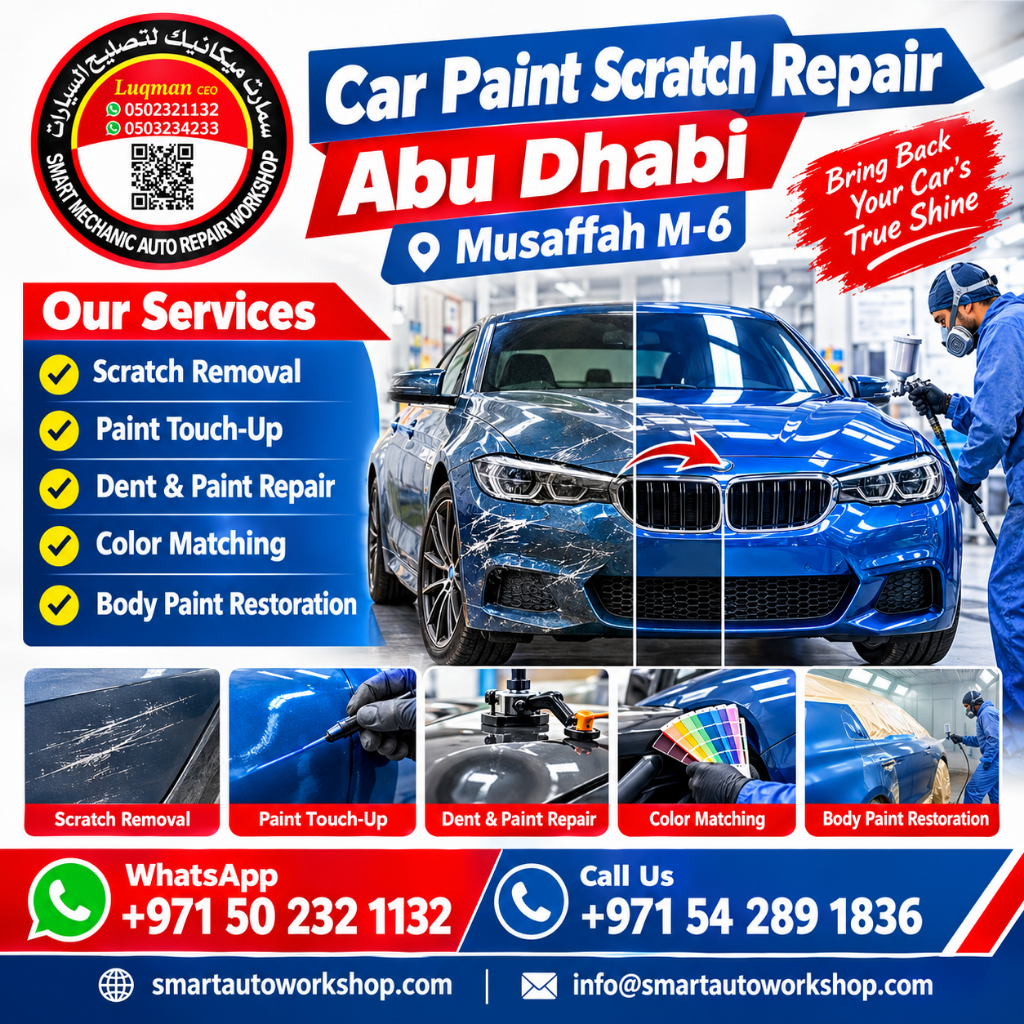 Car Paint Scratch Repair Abu Dhabi Musaffah M-6